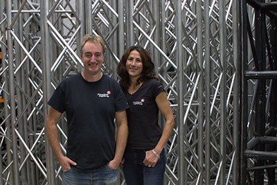 Rob and Sevim Sangwell of Fineline Lighting